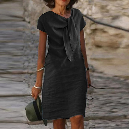 Women's Chic Short Sleeve Mini Bodycon Dress