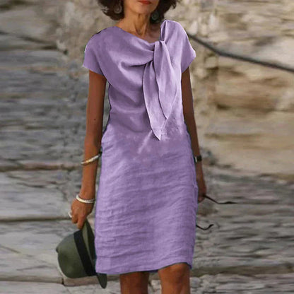 Women's Chic Short Sleeve Mini Bodycon Dress