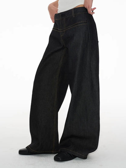 Vintage Baggy Low Waist Jeans Women