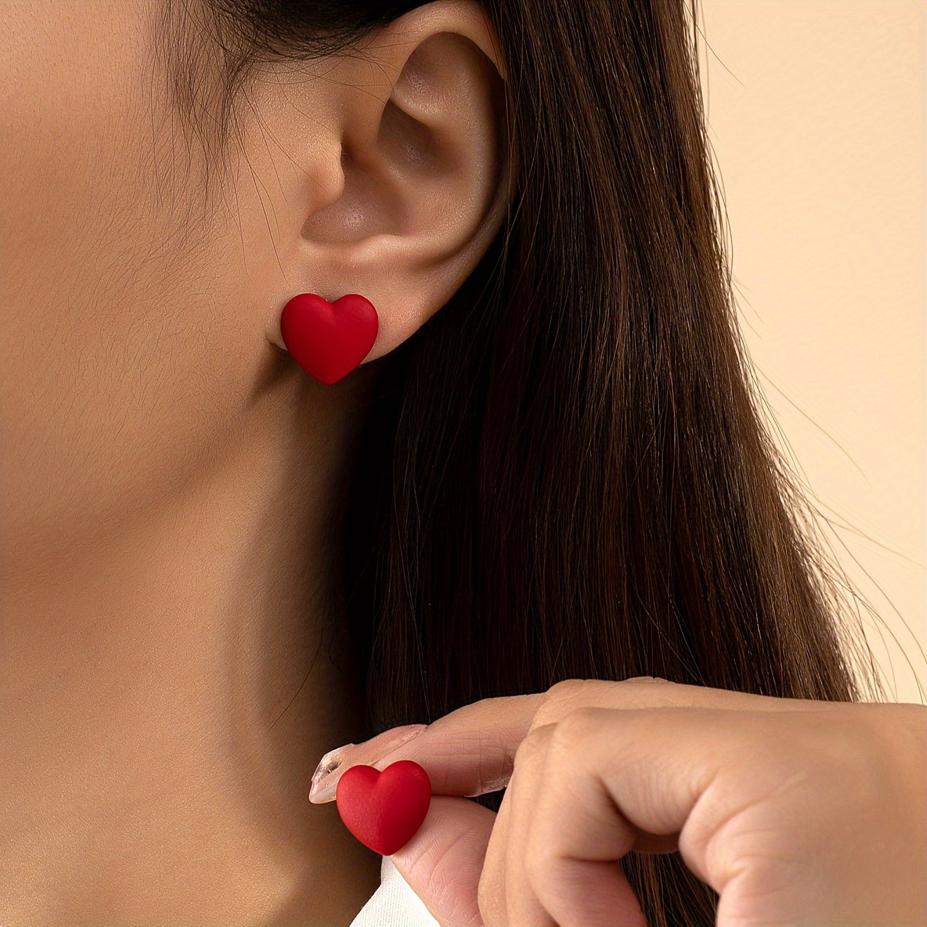 Vintage Heart-Shaped Earrings