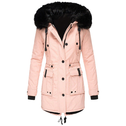 Women's Winter Parka | With Hood & Waist Drawstring
