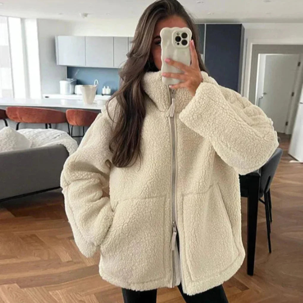 Warm Fleece Women's Winter Coat - Olytrend