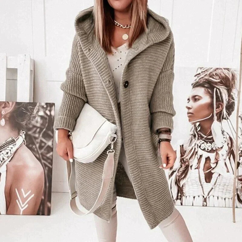 Warm Cable Knit Cardigan for Autumn Days