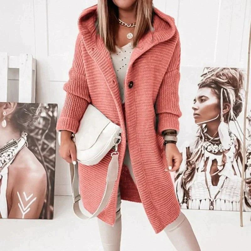 Warm Cable Knit Cardigan for Autumn Days