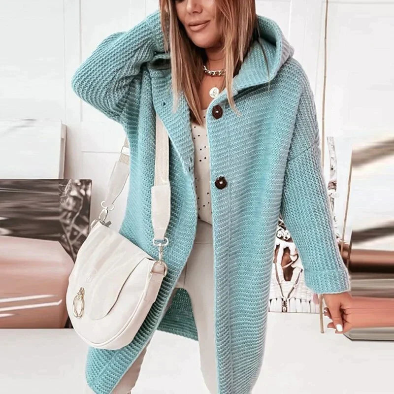 Warm Cable Knit Cardigan for Autumn Days
