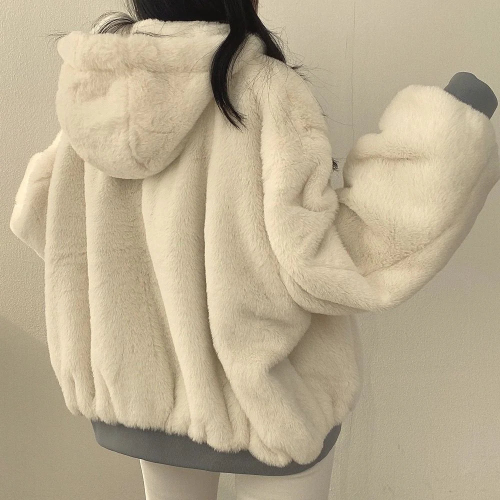 Warm Waterproof Parka Coat for Women with Hood