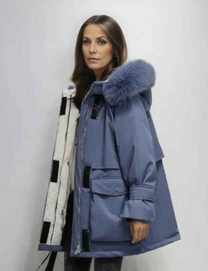 Warming winter jacket women
