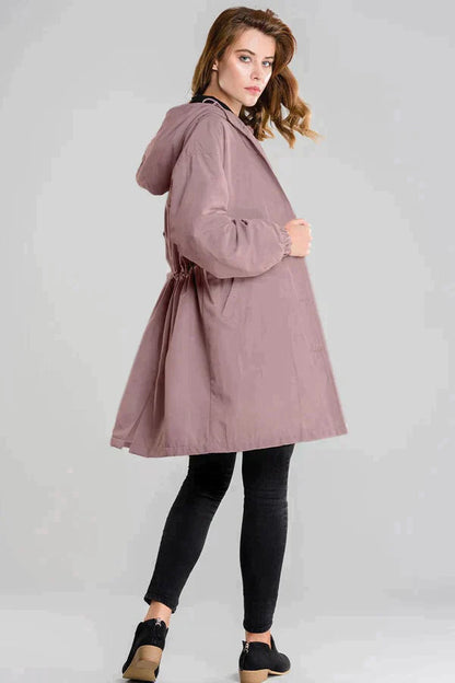 Waterproof women's jacket with hood