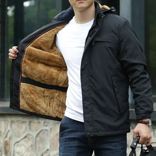 Waterproof fleece jacket with hood
