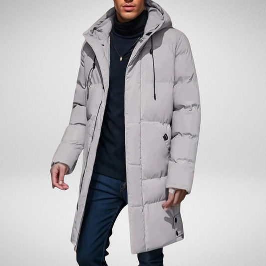 Waterproof men's winter parka