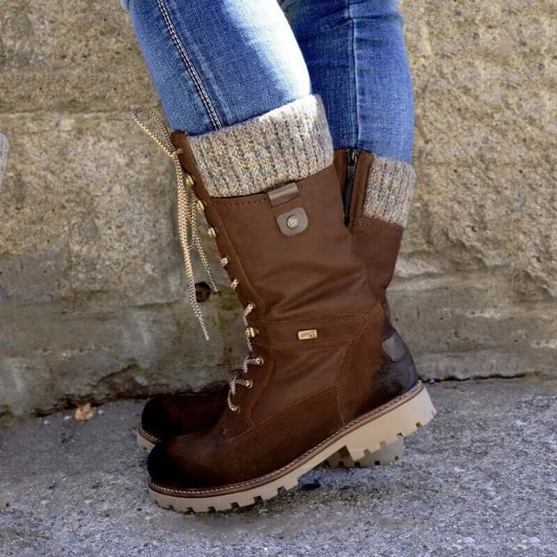 Waterproof and non-slip winter boots for women