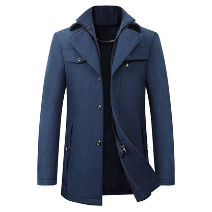 Waterproof business winter coat for men
