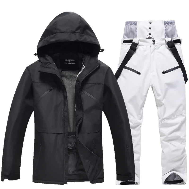 Waterproof ski suit for women and men