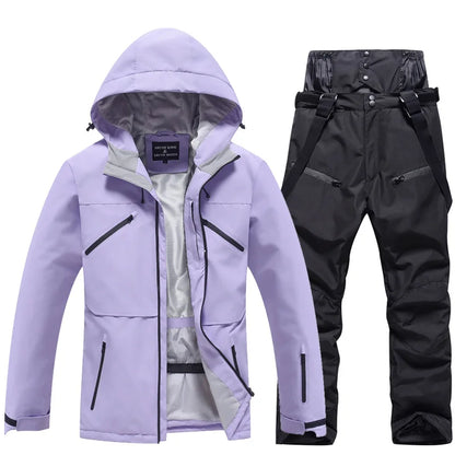 Waterproof ski suit for women and men