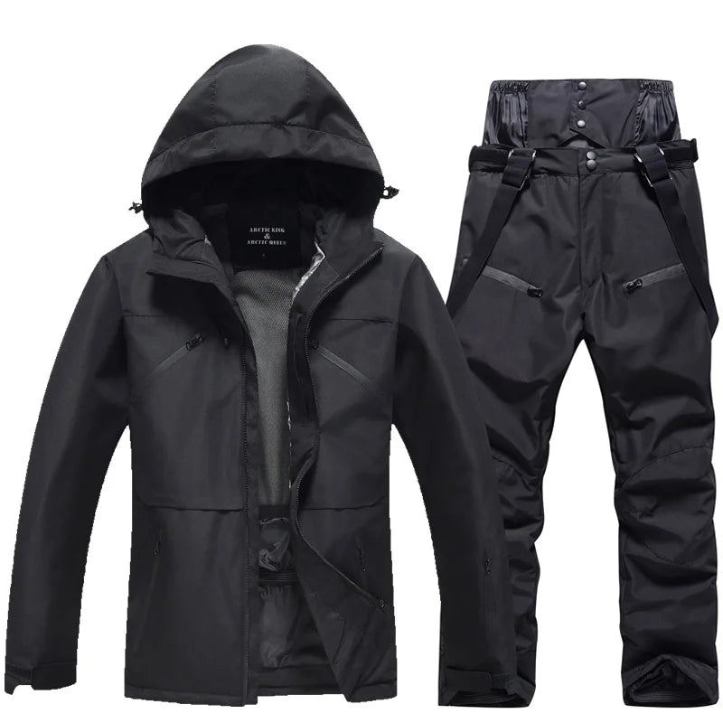 Waterproof ski suit for women and men