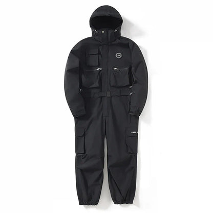 Waterproof ski suit for adults with insulating warmth