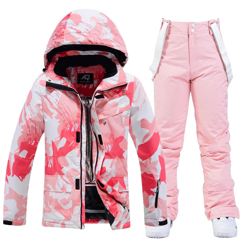 Waterproof ski suit for women