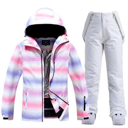 Waterproof ski suit for women