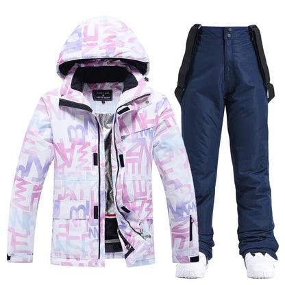 Waterproof ski suit for women
