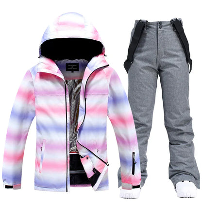 Waterproof ski suit for women
