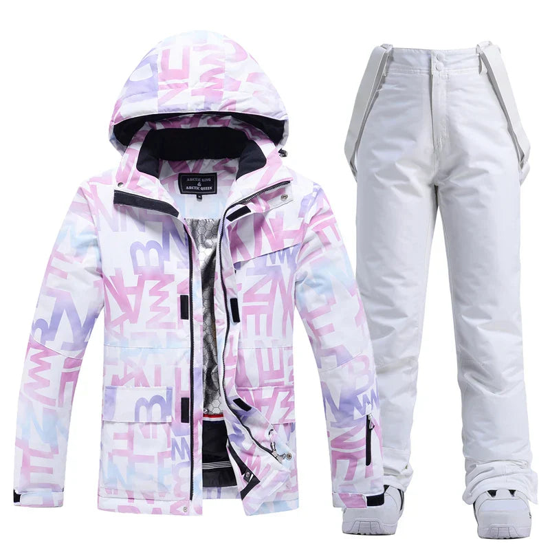 Waterproof ski suit for women
