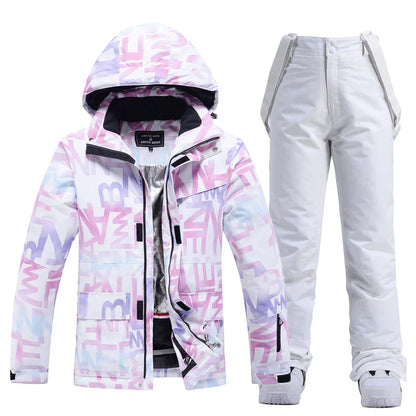 Waterproof ski suit for women