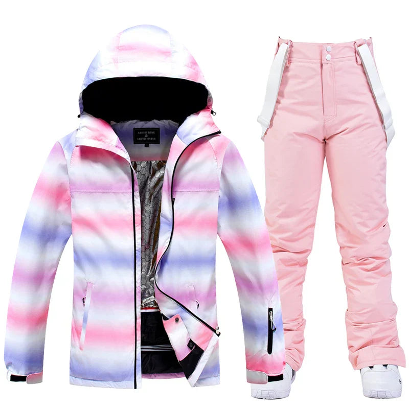 Waterproof ski suit for women