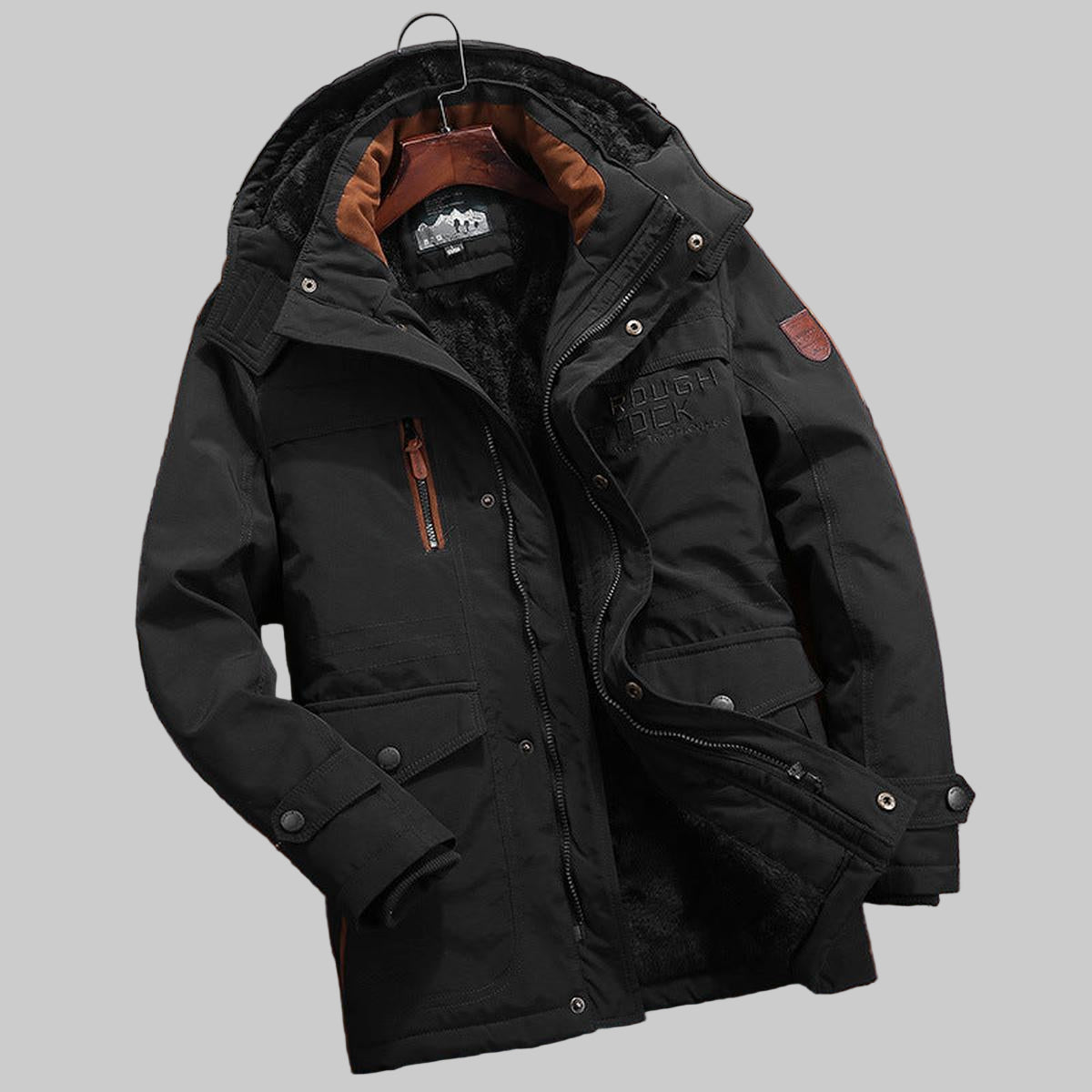 Warm Padded Hoodie Coat - Olytrend