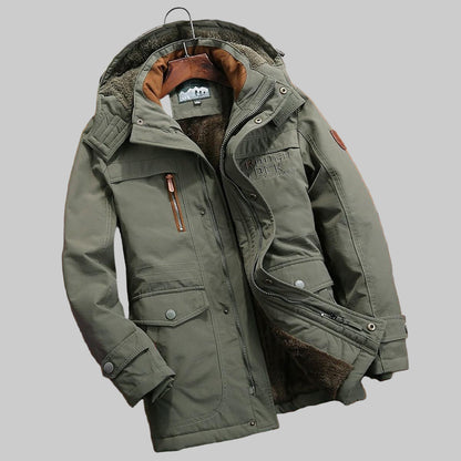 Warm Padded Hoodie Coat