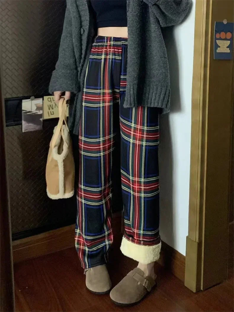 Warm and soft fabric pants for women