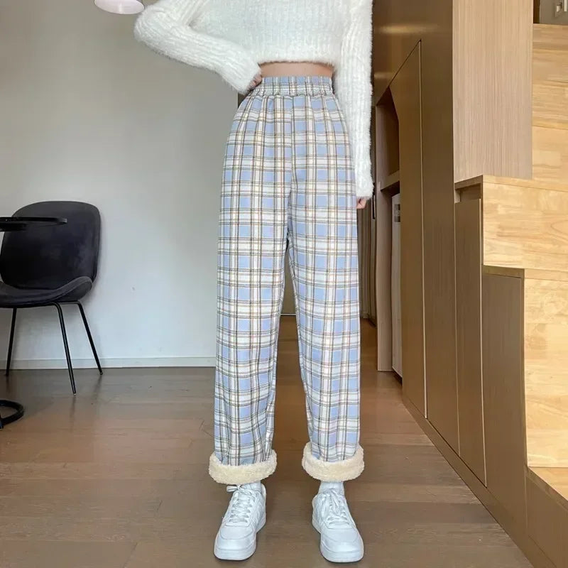 Warm and soft fabric pants for women