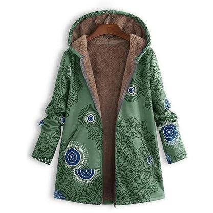 Women's fleece jacket with hood