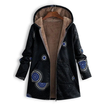 Women's fleece jacket with hood