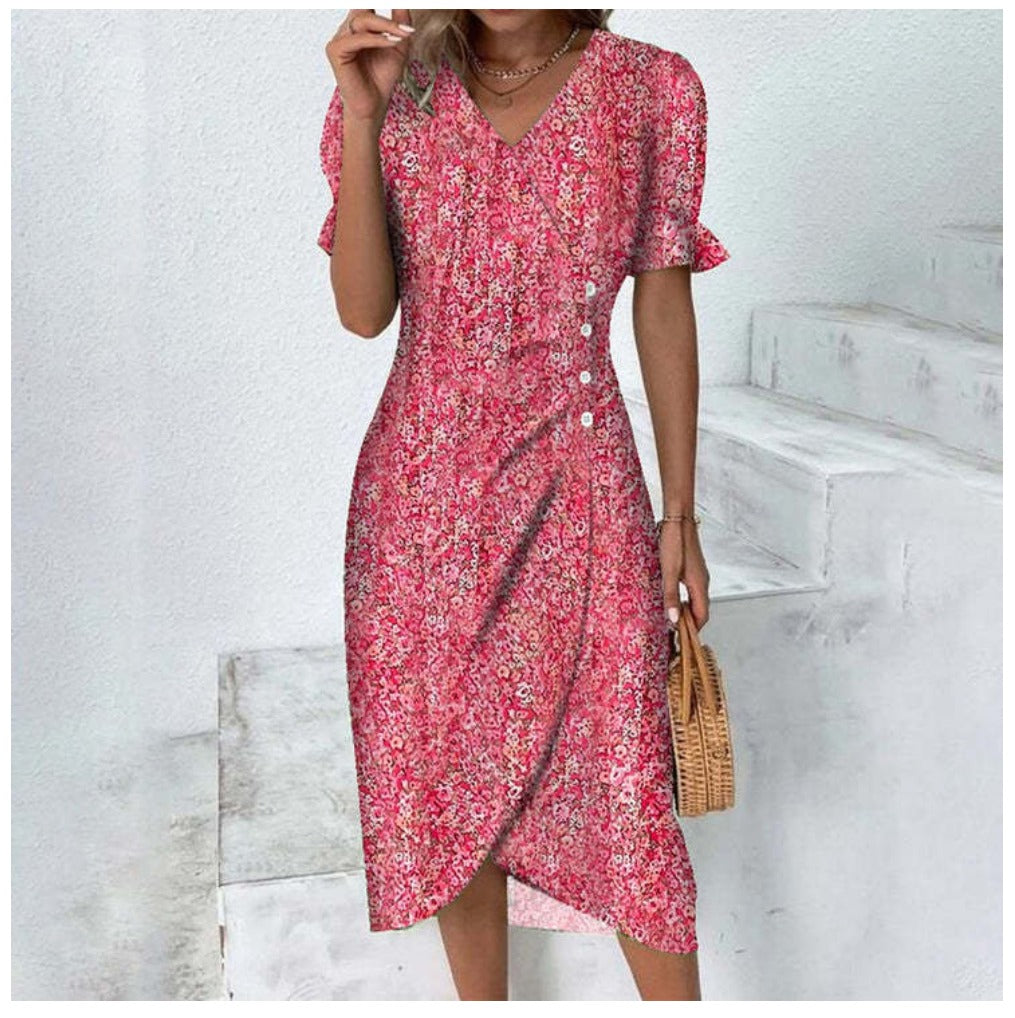 Buttoned dress for women - Elegant, comfortable and versatile