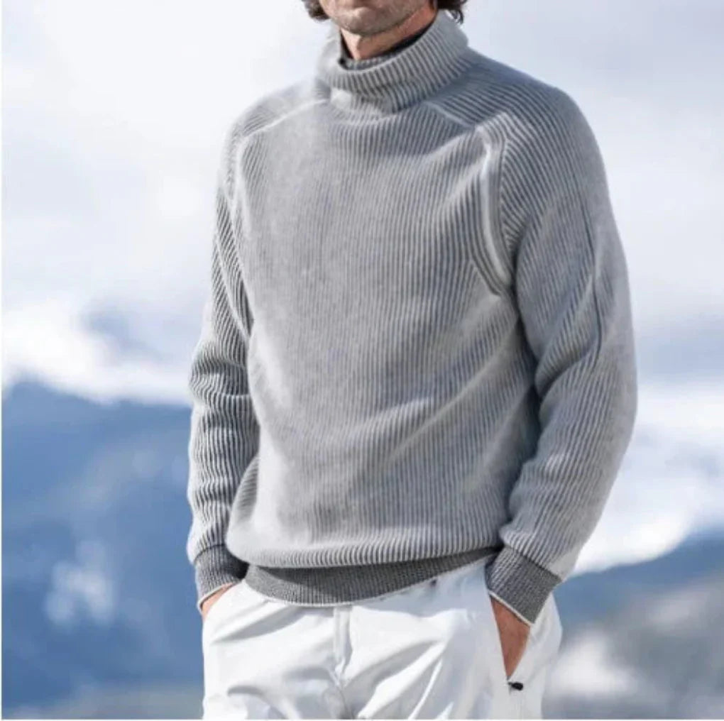 Warm Crew Neck Winter Sweater for Men