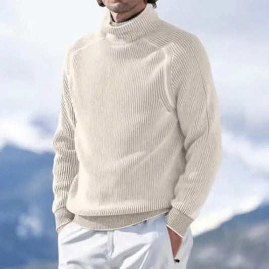 Warm Crew Neck Winter Sweater for Men - Olytrend