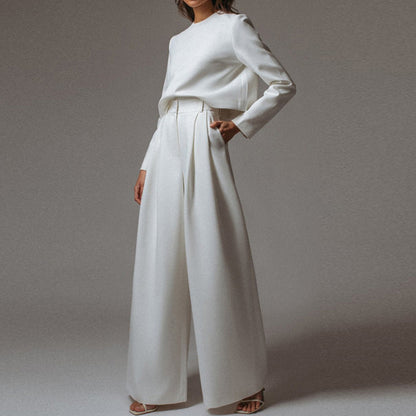 Chic 2-Piece Wide Leg Pants Set