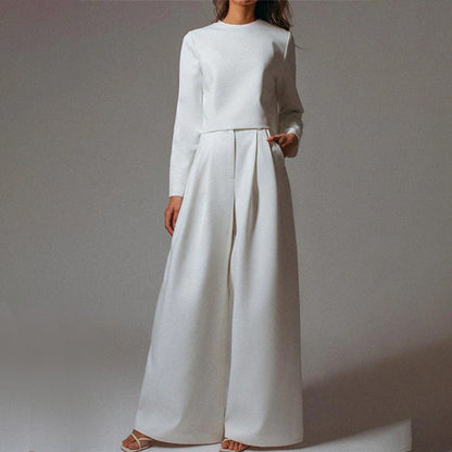 Chic 2-Piece Wide Leg Pants Set