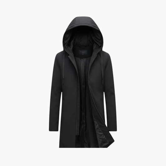 Waterproof Hooded Zip Up Mens Coat - Olytrend