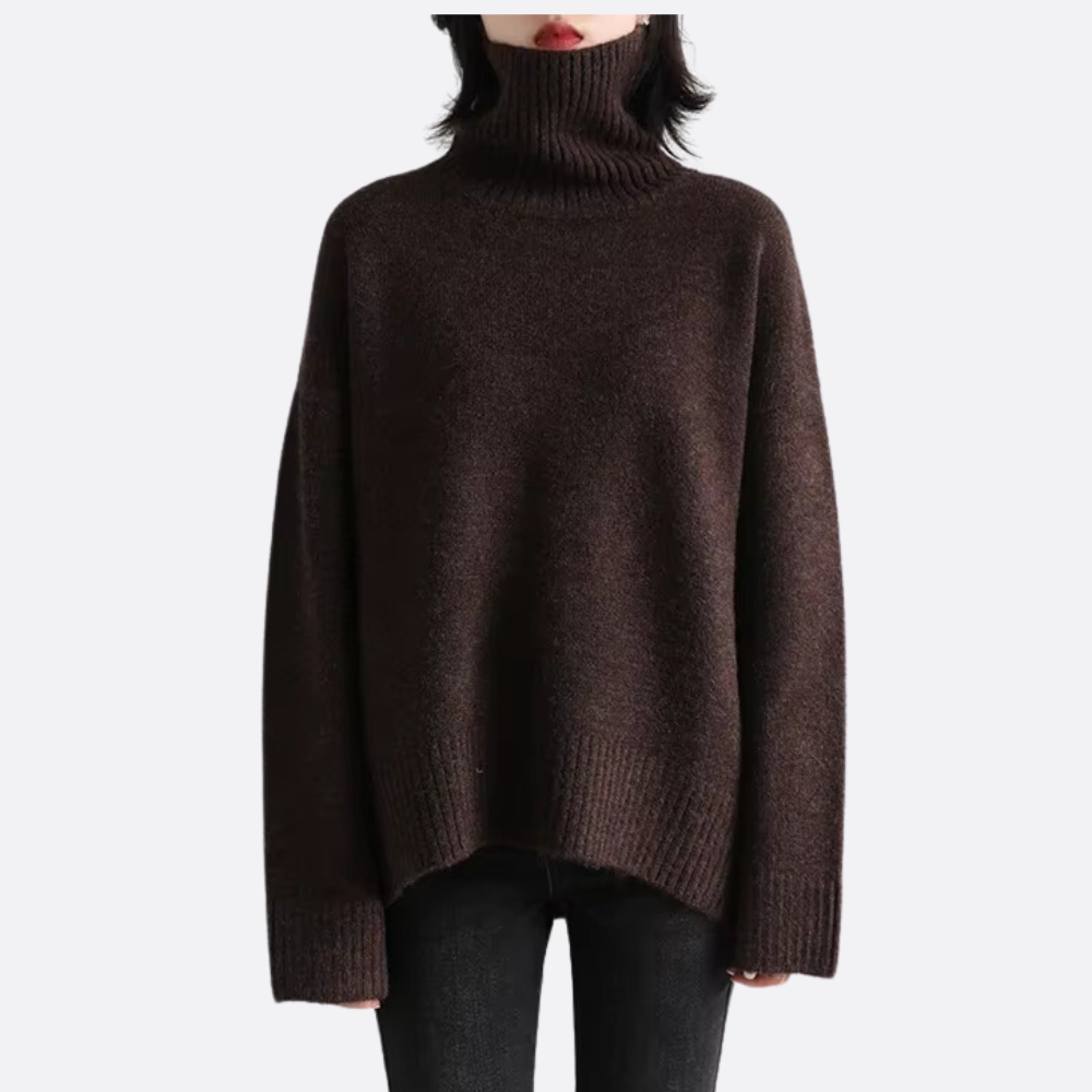 Women's turtleneck sweater