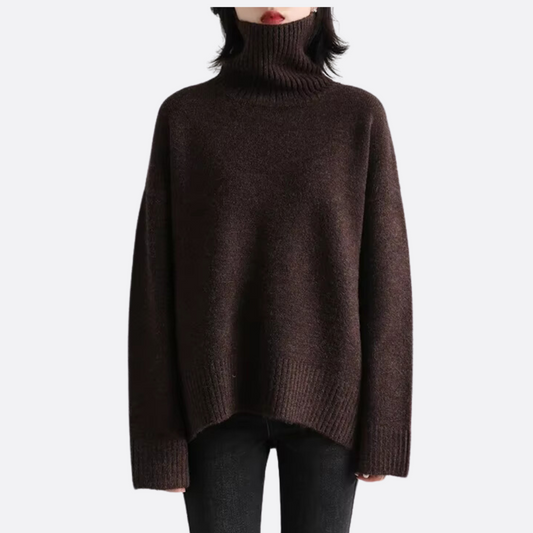 Women's turtleneck sweater