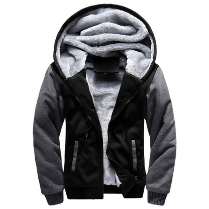 Winter fleece jacket men