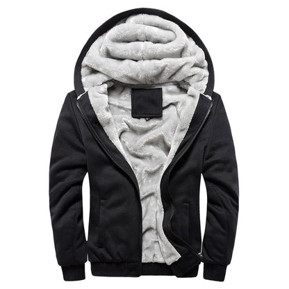 Winter fleece jacket men