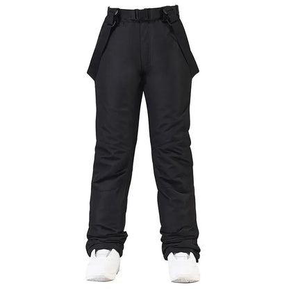 Water-repellent winter ski pants