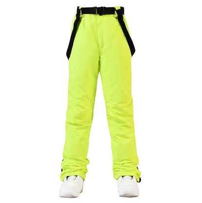 Water-repellent winter ski pants