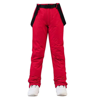 Water-repellent winter ski pants