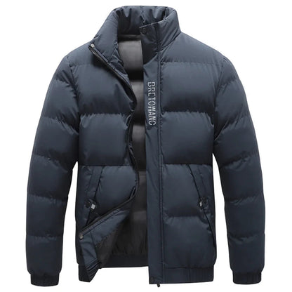 Winter jacket for men with collar