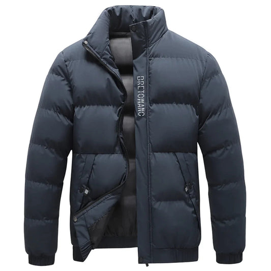 Winter jacket for men with collar