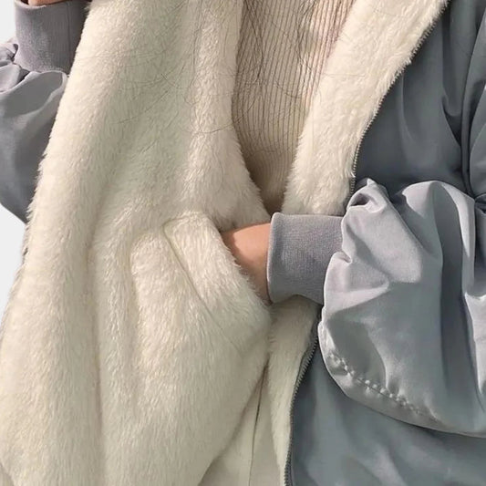 Warm Waterproof Parka Coat for Women with Hood - Olytrend