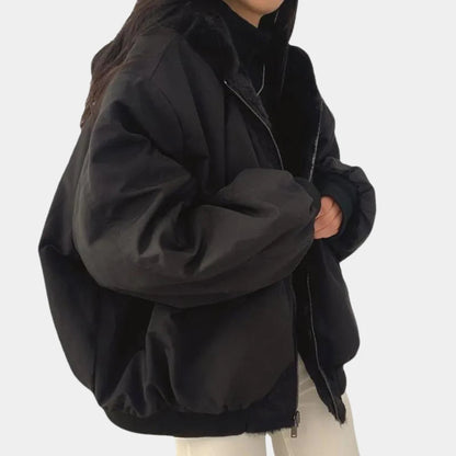 Waterproof Ladies Parka Coat with Hood for Cold Winter Days